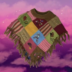 Oshkosh B’Gosh Fall Knit Poncho Scarf